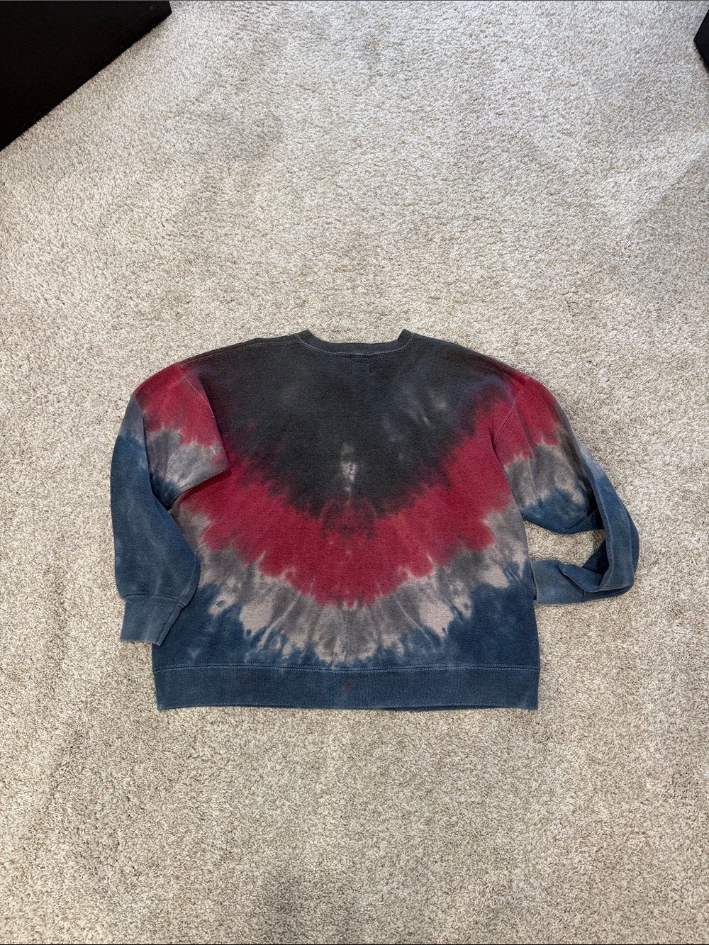 Wisconsin Badgers Rose Bowl Champions Tie-Dye Crewneck Sweatshirt. Women’s. M. - Picture 3 of 3